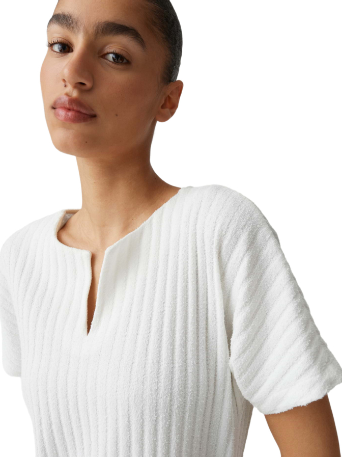 Opus Jerseyshirt Sombri in Rippoptik bei Robert Ley