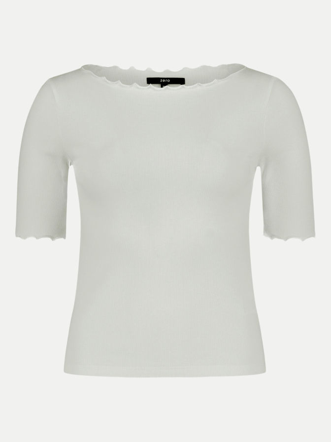 Zero T-Shirt mit U-Boot-Ausschnitt bei Robert Ley