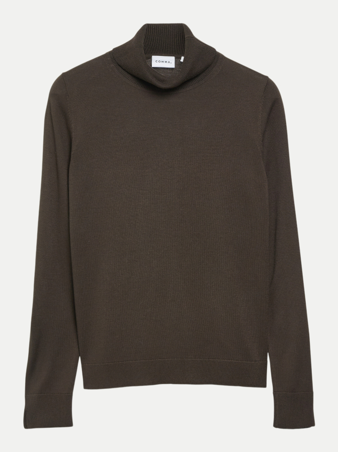 Comma Strickpullover mit Rollkragen bei Robert Ley