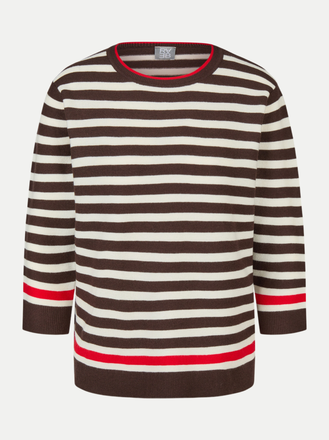Rabe Moden Pullover mir Streifenmuster bei Robert Ley