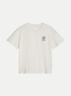 Marc O'Polo DENIM Relaxed- Fit T-Shirt mit Logo 1183-Silky White bei Robert Ley