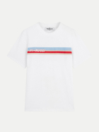 Fiorucci T-Shirt mit Logo Streifenmuster white-white bei Robert Ley