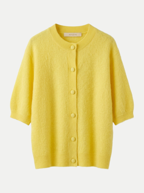 Herzen's Strickjacke 1/2 Arm mit Kaschmiranteil bei Robert Ley