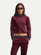 Pegador Track Jacket Preci 726/731-dark red dark teal bei Robert Ley