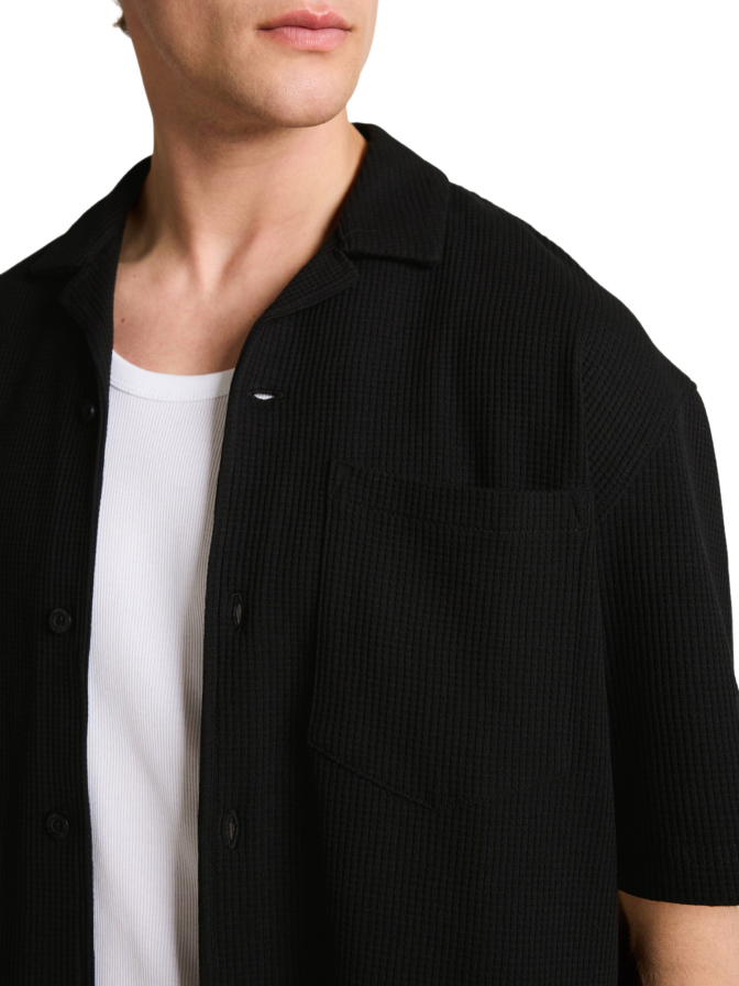 Tom Tailor Denim Kurzarmhemd mit Resort-Kragen bei Robert Ley