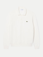 Lacoste Polohemd aus Strick mit langen Ärmeln 70v-flour bei Robert Ley