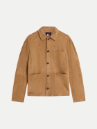 Tommy Hilfiger Hemdjacke aus Leder 0HD-BROWN bei Robert Ley