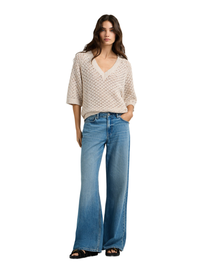 Pepe Jeans Strickpullover Amber mit V- Ausschnitt bei Robert Ley