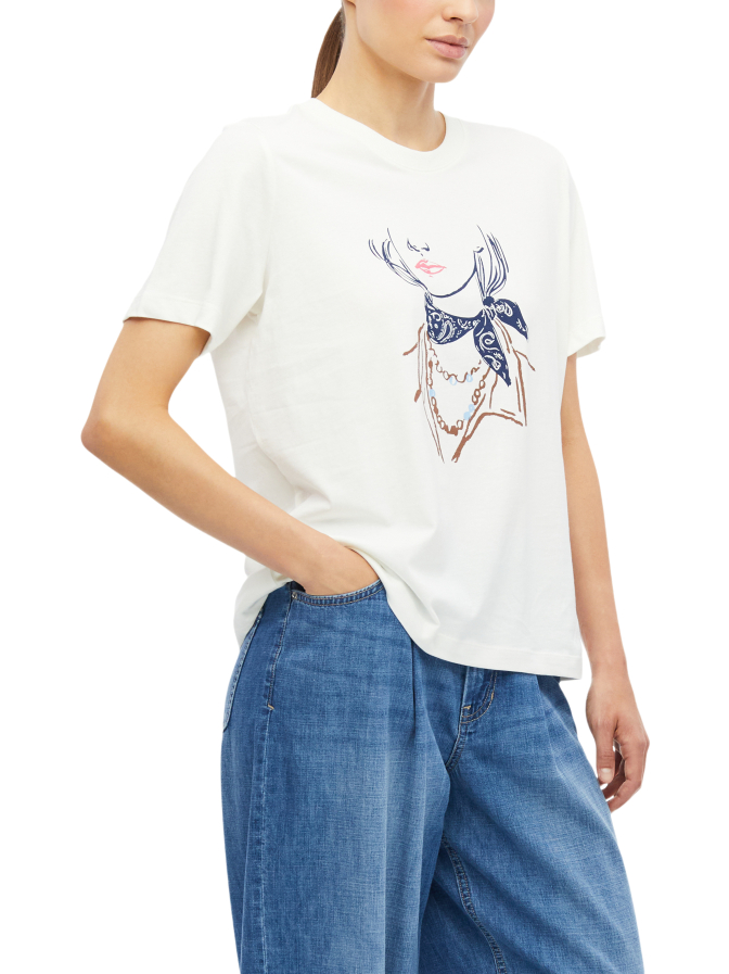 s.Oliver RED LABEL T-Shirt mit Frontprint bei Robert Ley