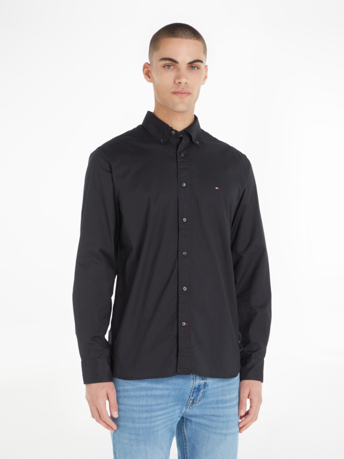 Tommy Hilfiger Core Flex Langarm Hemd bei Robert Ley