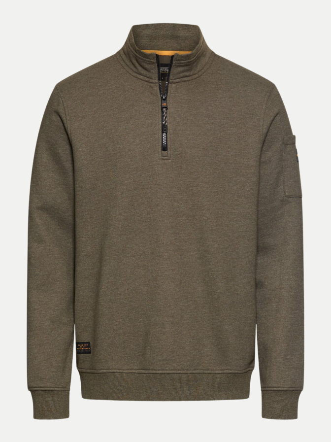 camel active Sweatshirt mit Troyerkragen bei Robert Ley