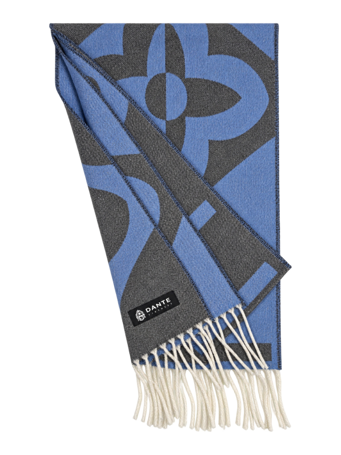 Dante Jacquard-Schal mit Fransen bei Robert Ley