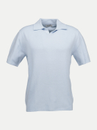 TIGER OF SWEDEN Strickpolo Maelon 2g9-lightblue bei Robert Ley