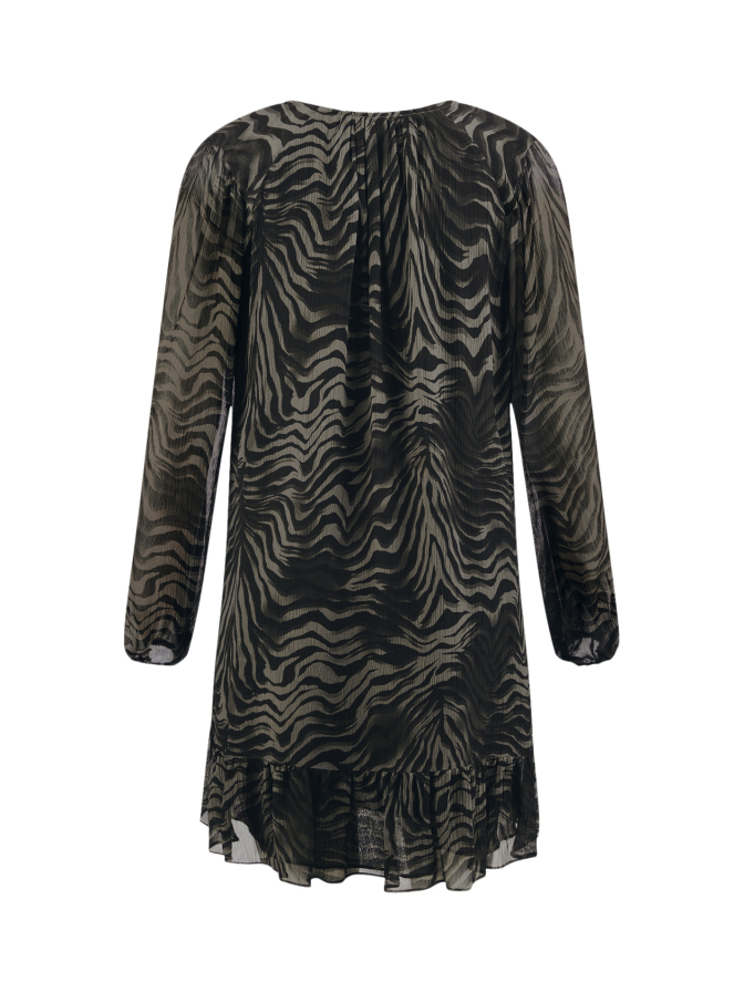 Riani Chiffonkleid mit Zebra-Print bei Robert Ley