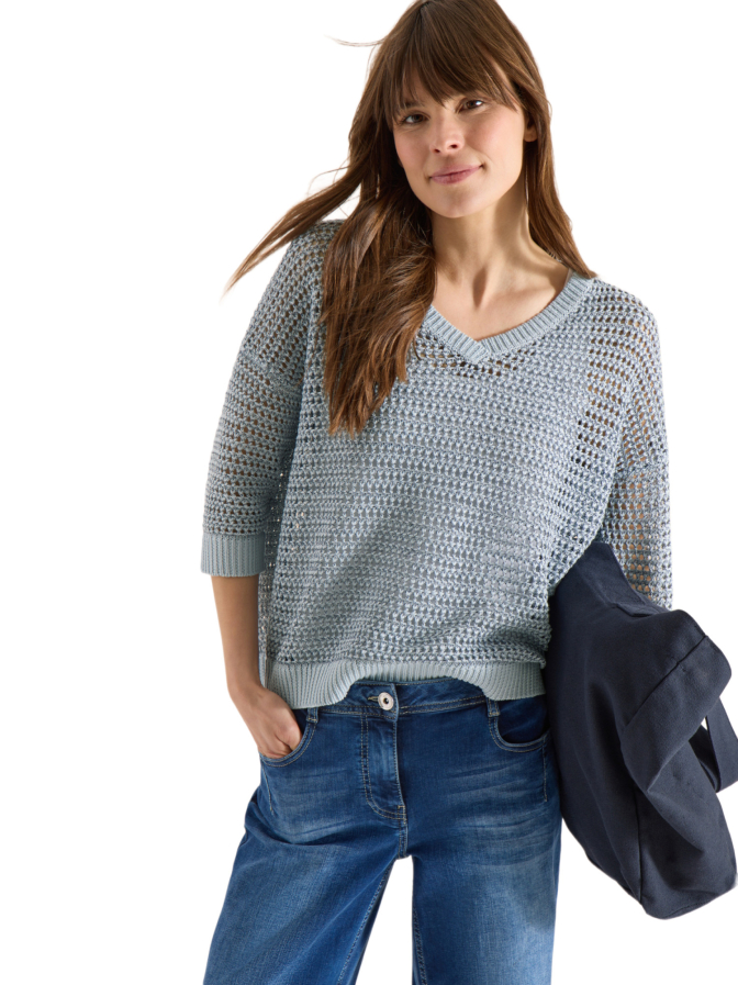 CECIL Pullover mit Garnmix bei Robert Ley