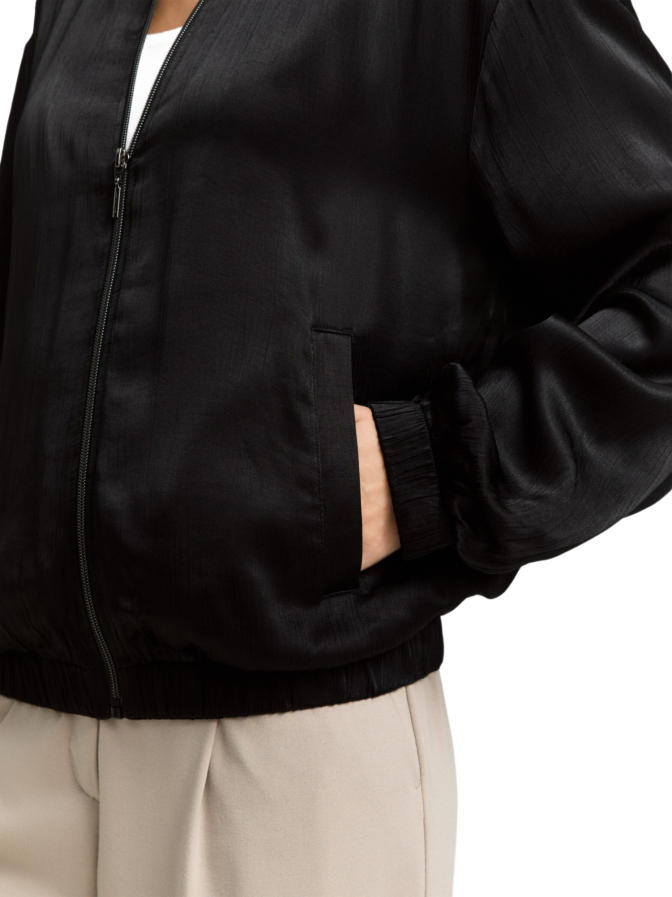 Tom Tailor Casual Oversized Bomberjacke Satin bei Robert Ley