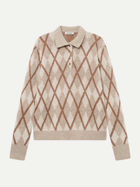 SoSue Polo-Pullover Diamond bei Robert Ley