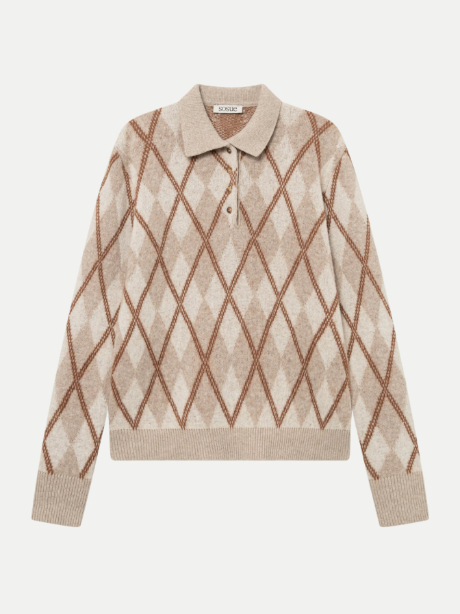 SoSue Polo-Pullover Diamond bei Robert Ley