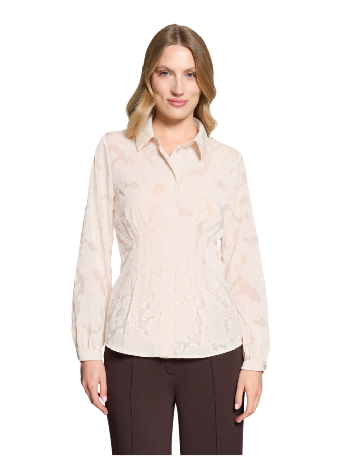 Cartoon Strukturbluse bei Robert Ley