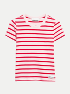 ARMEDANGELS T-Shirt KARDAA STRIPES 3491-pink mist-mars red bei Robert Ley