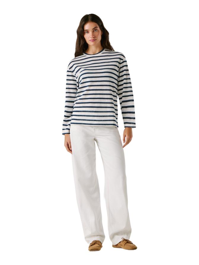 Pepe Jeans Gestreiftes Langarm-Shirt bei Robert Ley