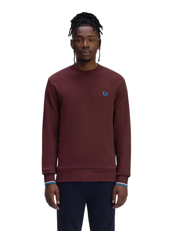 Fred Perry Sweatshirt mit Doppelstreifen bei Robert Ley