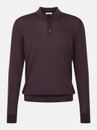 Seidensticker Poloshirt aus Wolle 28-28 DARK COFFEE bei Robert Ley