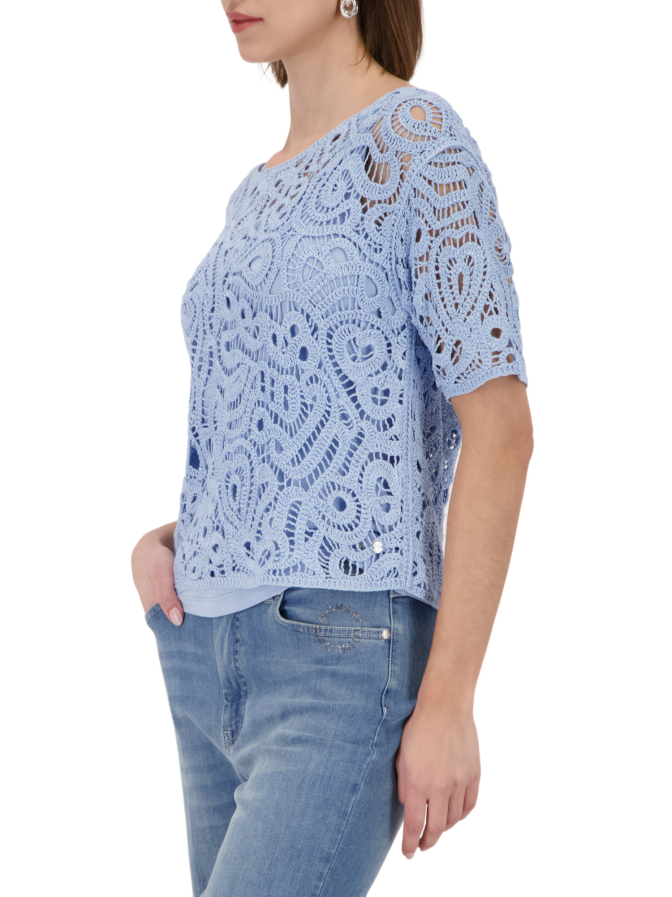 Monari Strickpullover mit Cornelly-Muster bei Robert Ley