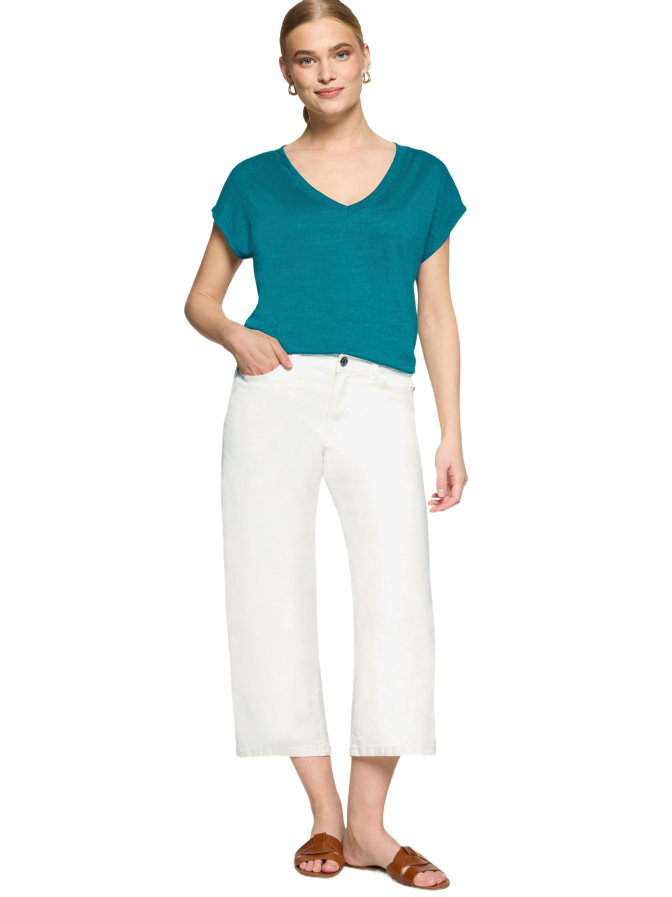 Zero Basic-T-Shirt mit V-Ausschnitt bei Robert Ley