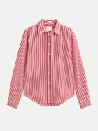 Gant Popeline-Bluse mit Streifen 630-RUBY RED bei Robert Ley