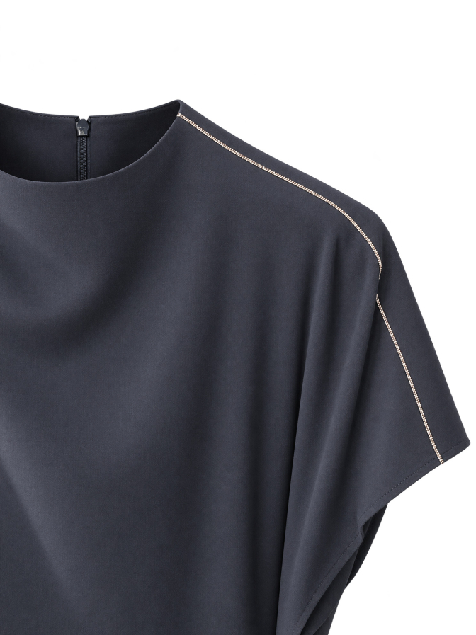 Peserico Maxi-Kleid mit Strass-Details bei Robert Ley