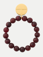 Vanessa Baroni Mini Beads Flex Bracelet bordeaux marble bei Robert Ley
