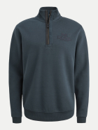 PME Legend Pullover mit halbem Reißverschluss 5282-Carbon bei Robert Ley