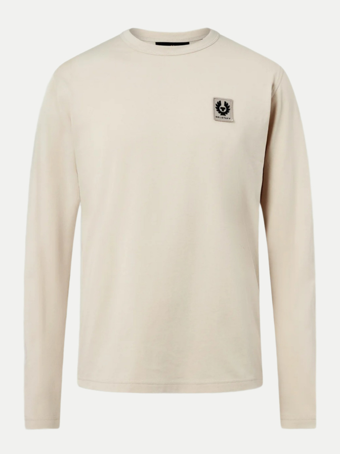 Belstaff Langarm-T-Shirt mit Phönix-Aufnäher bei Robert Ley