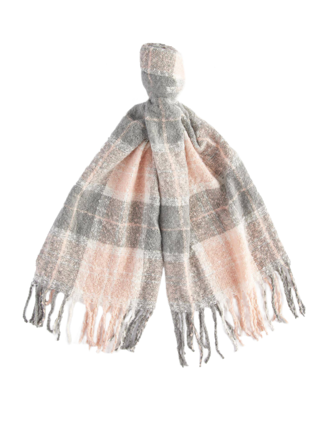 Barbour Geschenkset Beanie Saltburn & Schal Tartan bei Robert Ley