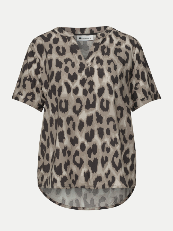 Street One Blusenshirt mit Leo-Print bei Robert Ley