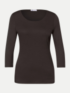 Street One Basic Shirt Pania 17874-black coffee bei Robert Ley