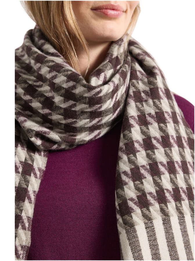 Street One Tuch mit Houndstooth-Muster bei Robert Ley