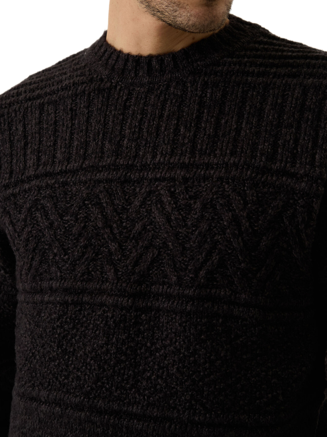 Garcia Grobstrickpullover mit Zopfmuster bei Robert Ley