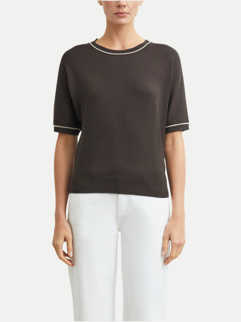 Comma Kurzarm-Strickpullover bei Robert Ley