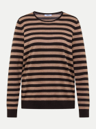 Cecil Strickpullover Gestreift 27747-truffle brown bei Robert Ley