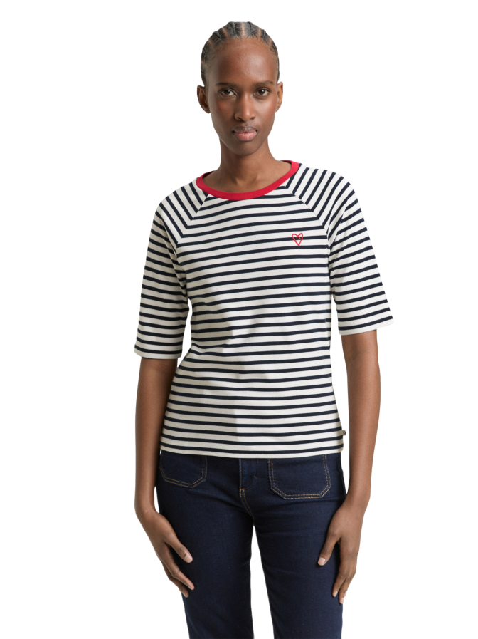 Tom Tailor Denim T-Shirt mit Streifenmuster bei Robert Ley