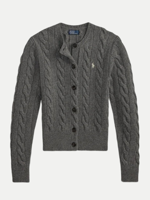Polo Ralph Lauren Loose-Fit Cardigan mit Achterstrickmuster bei Robert Ley