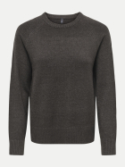 Only Basic Strickpullover ONLPRINCESS 244915001-Chocolate Torte/GUN METAL bei Robert Ley