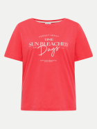Cecil T-Shirt mit Schriftzug 27762-coral bei Robert Ley