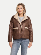 Zhrill Jacke ZHERAH  in Lammfelloptik 131-brown bei Robert Ley