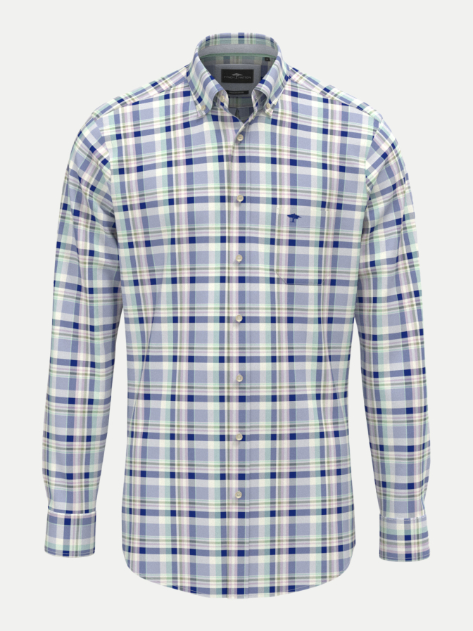 Fynch-Hatton Kariertes Baumwollhemd bei Robert Ley