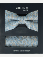 Willen Fliege + Einstecktuch Set 21-blau bei Robert Ley