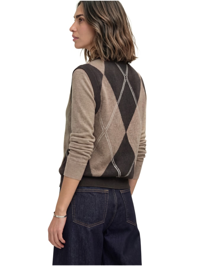 Street One Pullunder mit Argyle-Muster bei Robert Ley