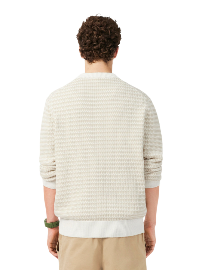 Lacoste Strickpullover aus Baumwolljacquard bei Robert Ley